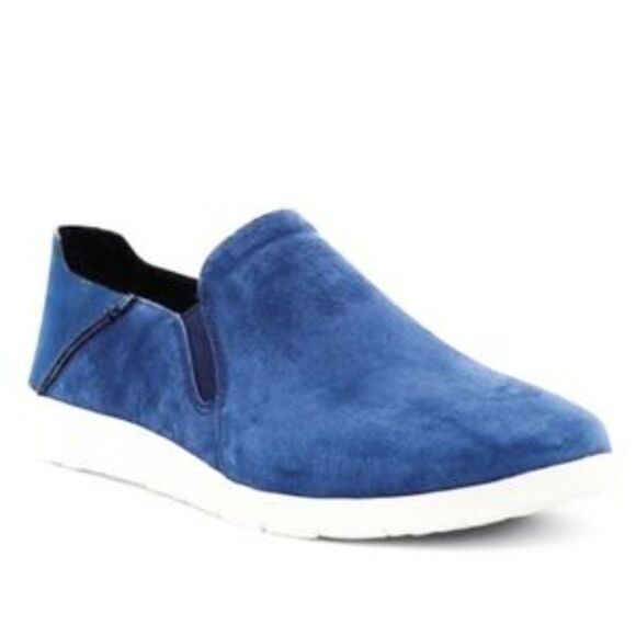 UGG KNOX BLUE SUEDE SLIP ON SNEAKERS / LOAFERS - MEN'S 8 - Picture 2 of 7